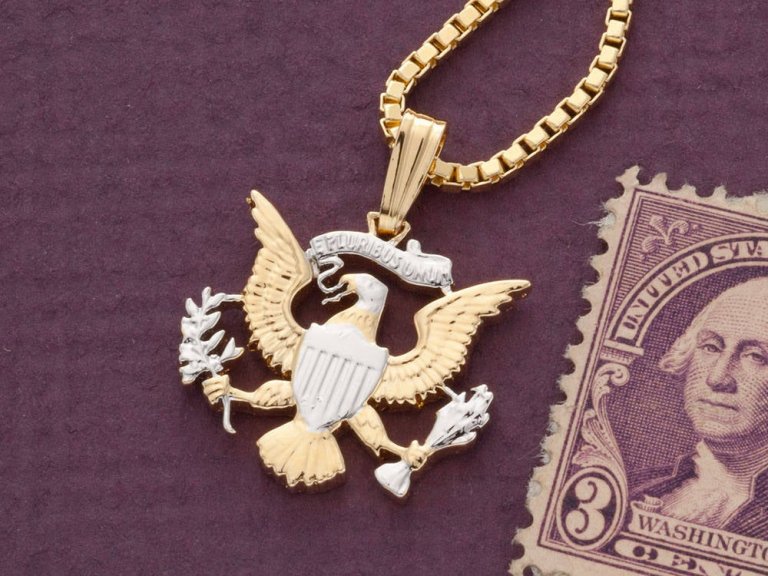 The Difference | United States Eagle Pendant & Necklace, Kennedy Half