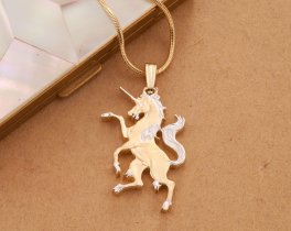 Unicorn Pendant, Unicorn Jewelry, Mythical Jewelry, Mythical Pendant, Unicorn Necklace, Jewelry For Woman, Pendant Necklace, ( #K 606C )